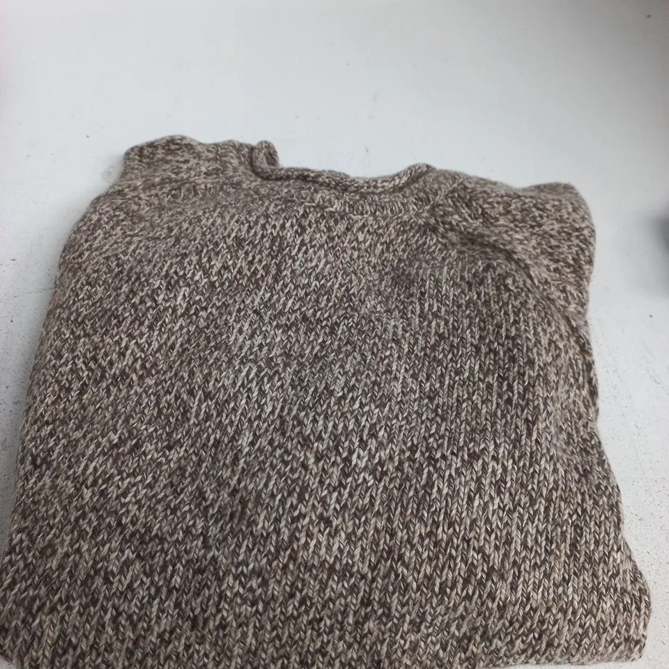 ABERCROMBIE & FITCH KNIT CARDIGAN – GREY MARL, SIZE M TALL