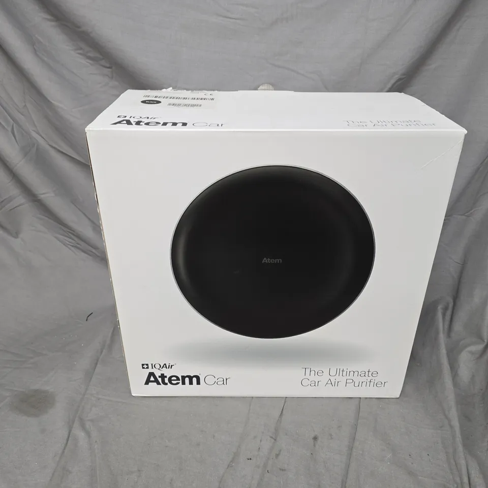 BOXED IQAIR ATEMCAR CAR AIR PURIFIER 