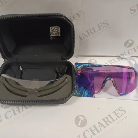 PAIR OF SUNGLASSES IN CASE - PINK MULTI