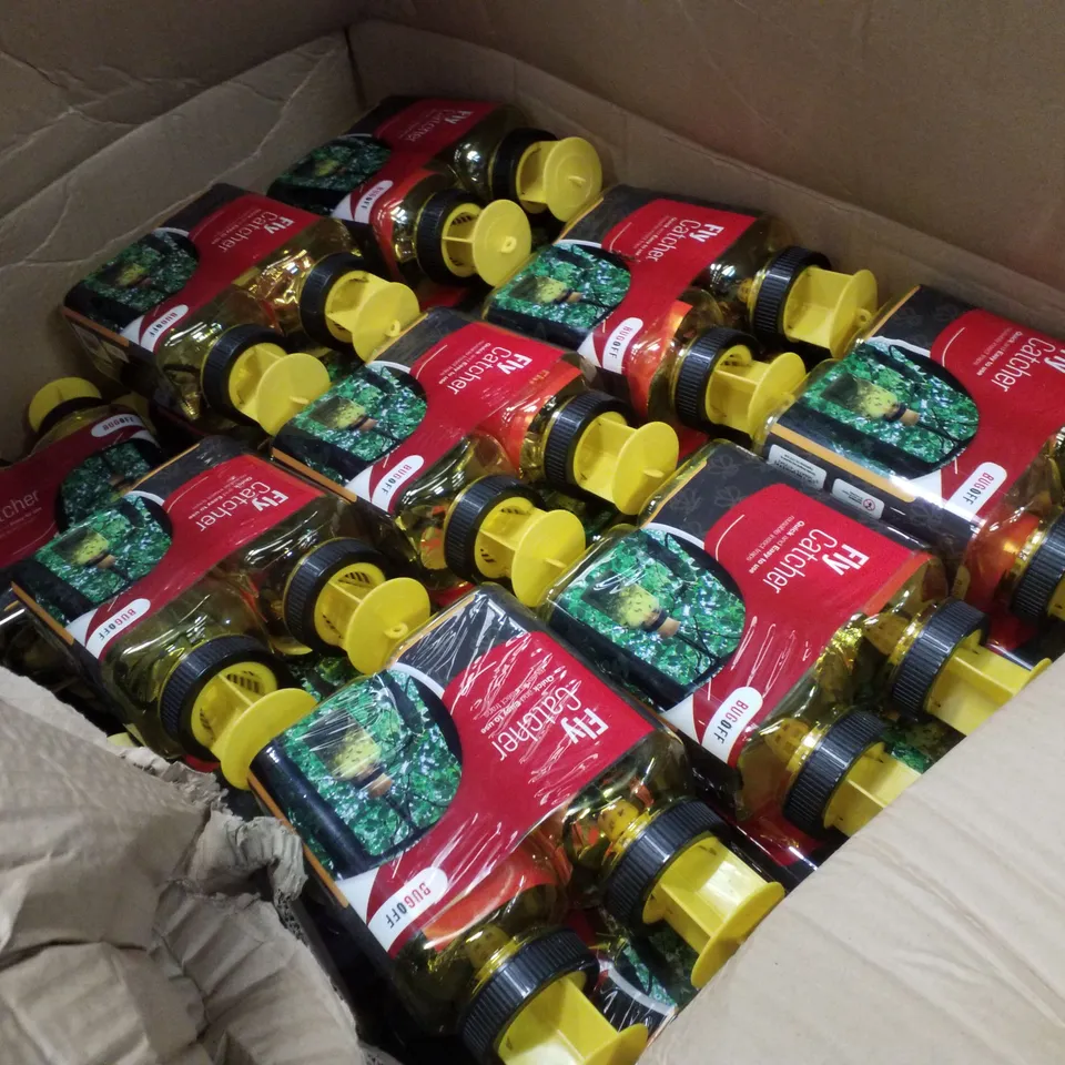 BOX CONTAINING APPROXIMATELY 41 BUG OFF FLY CATCHERS