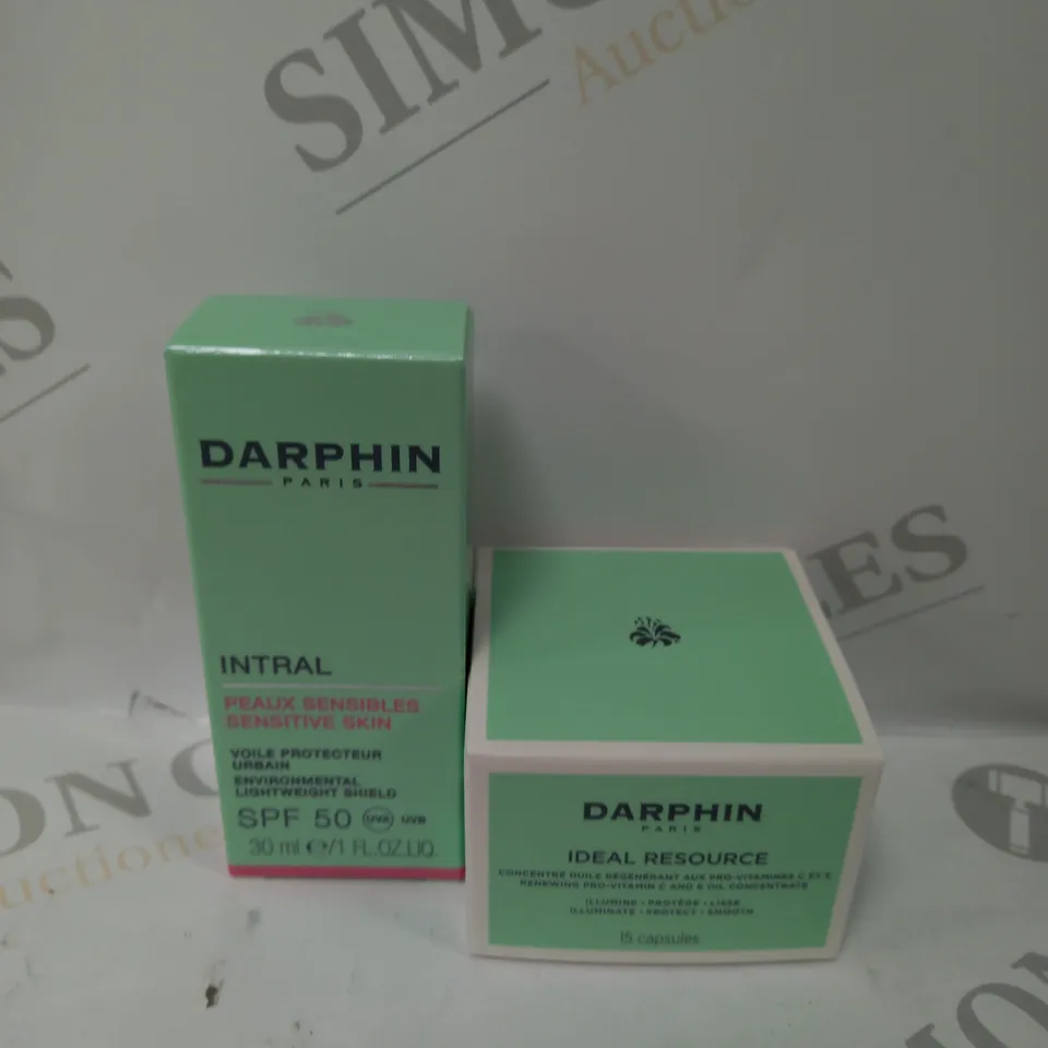 SET OF 2 DARPHIN PARIS ITEMS TO INCLUDE - IDEAL RESOURCES - PEAUX SENSIBLES SENSITIVE SKIN