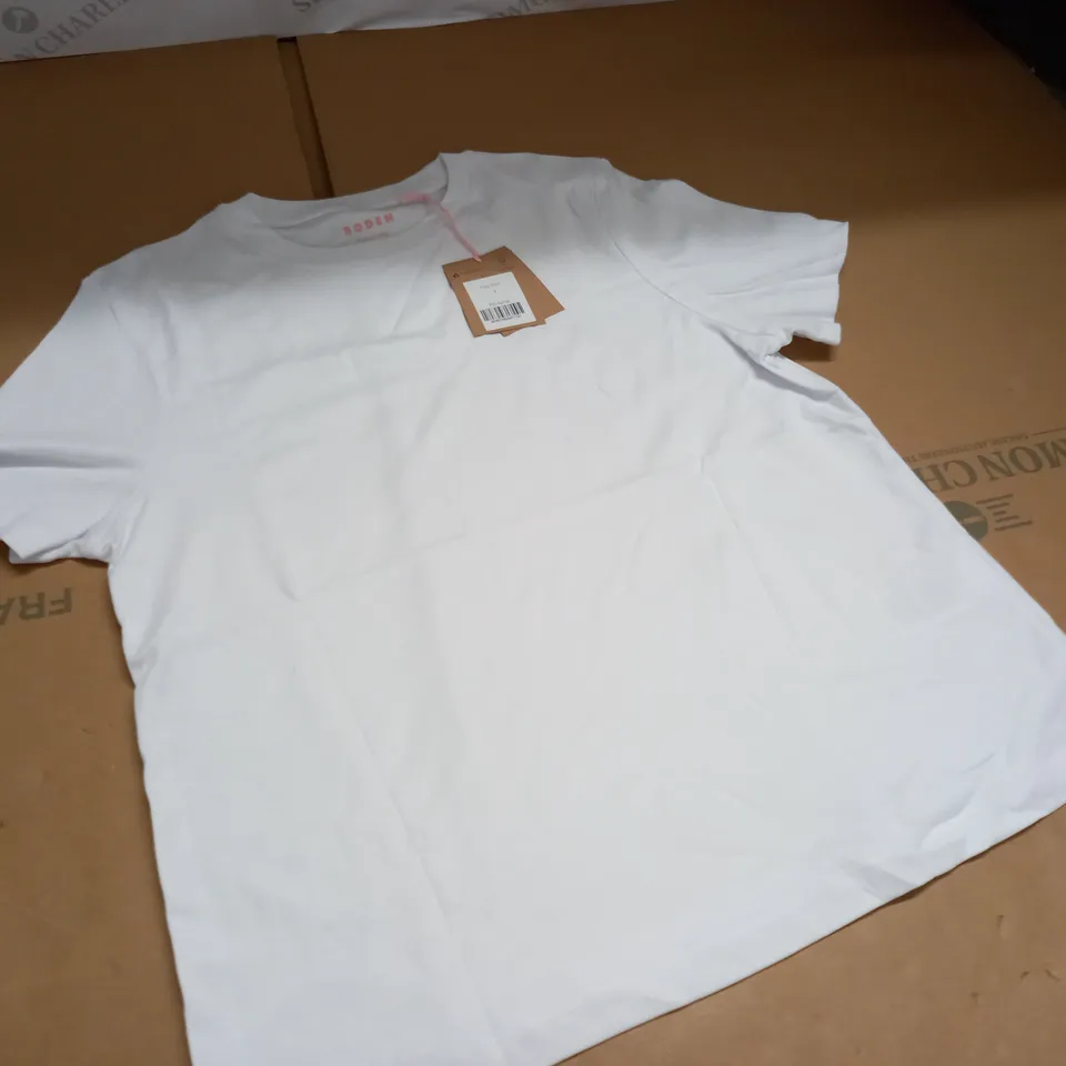 BODEN WHITE T-SHIRT - S