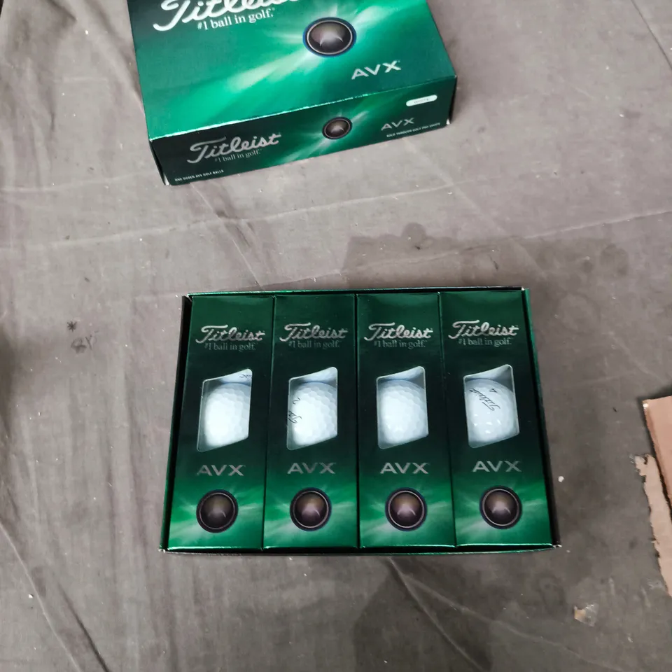 TITLEIST AVX GOLF BALLS – 12-BALL BOXED SET WITH OUTER CARTON