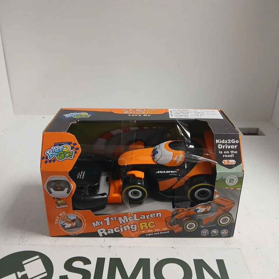 MY 1ST MCLAREN RACING RC CAR – BOXED, ORANGE