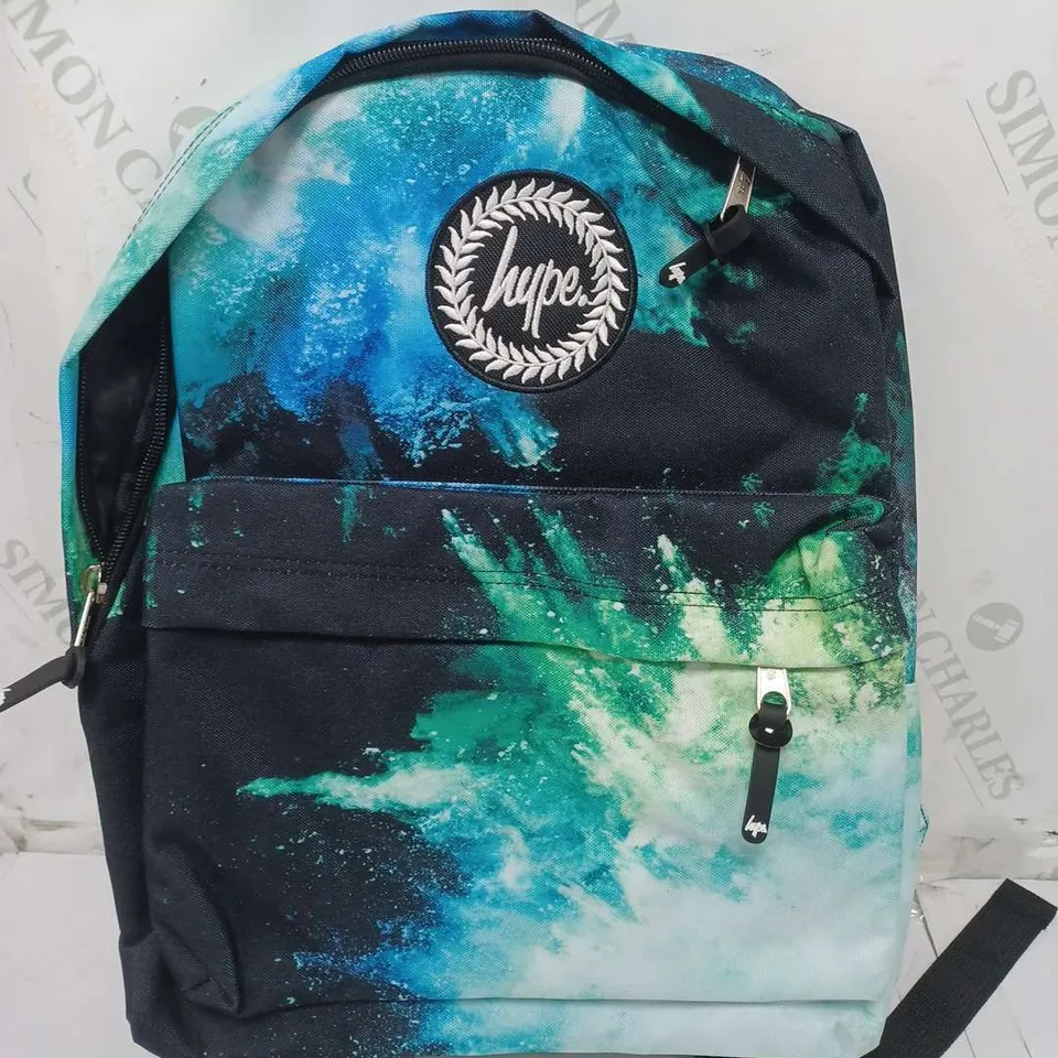 HYPE BLUE & GREEN CHALK DUST BACKPACK