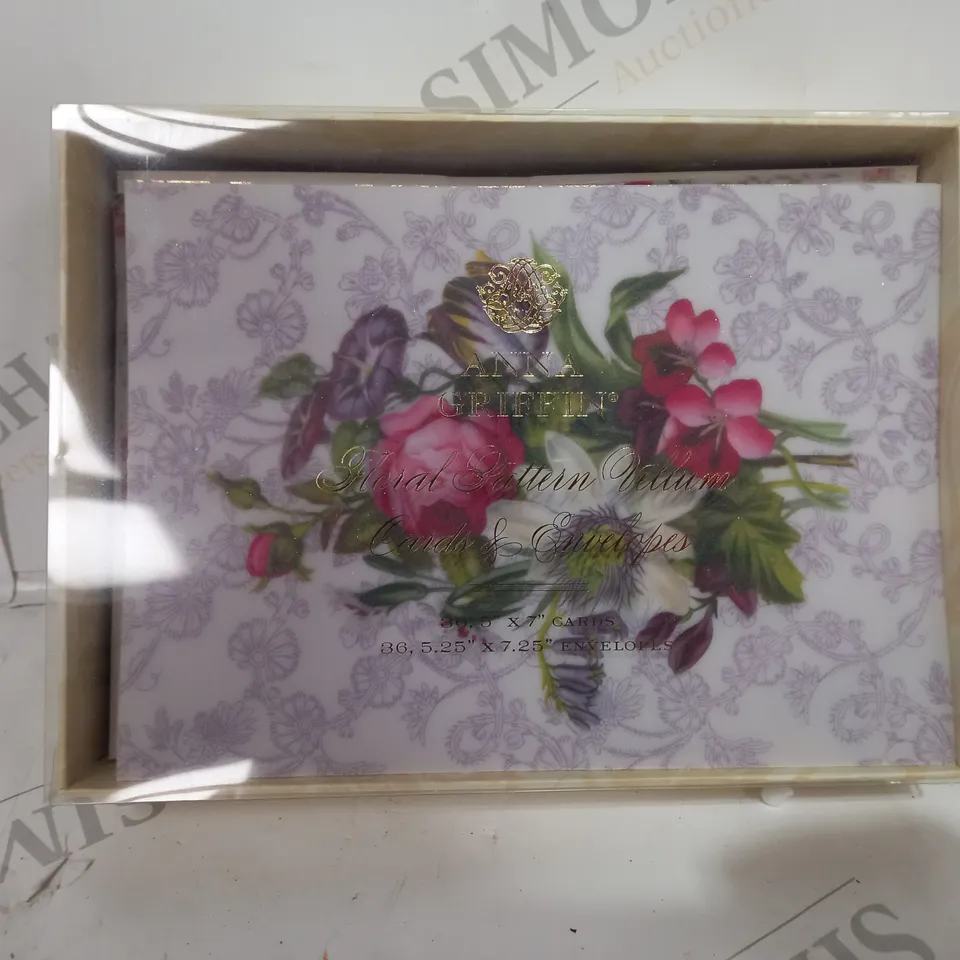 ANNA GRIFFIN HOLIDAY VELLUM CARDS AND ENVELOPES