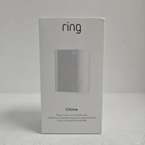 RING CHIME PLUG-IN CHIME FOR RING DEVICES – BOXED