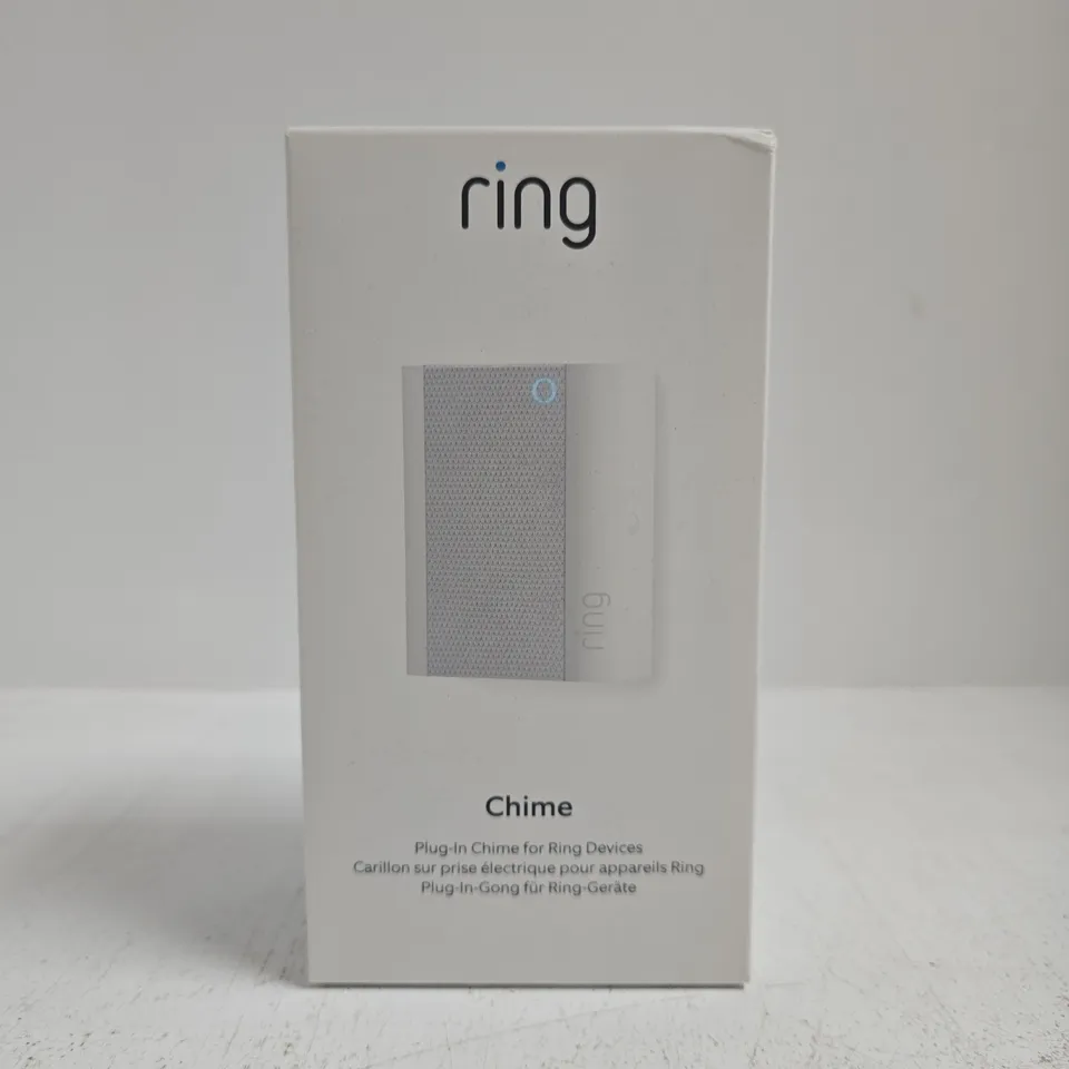 RING CHIME PLUG-IN CHIME FOR RING DEVICES – BOXED