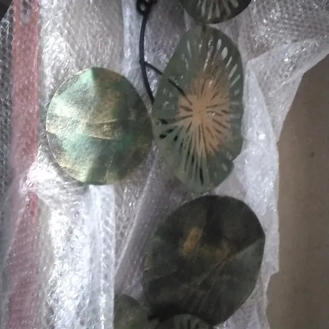 BOXED METAL WALL DECOR BRONZE