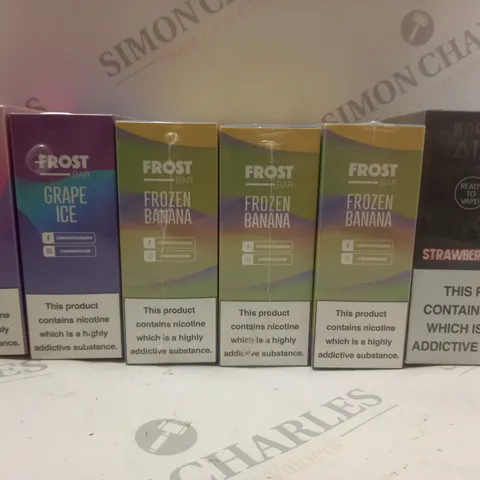BOX OF APPROX 40 ASSORTED DISPOSABLE VAPES