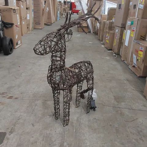 BOXED ILLUMINATED CHRISTMAS DECORATION REINDEER (1 BOX)