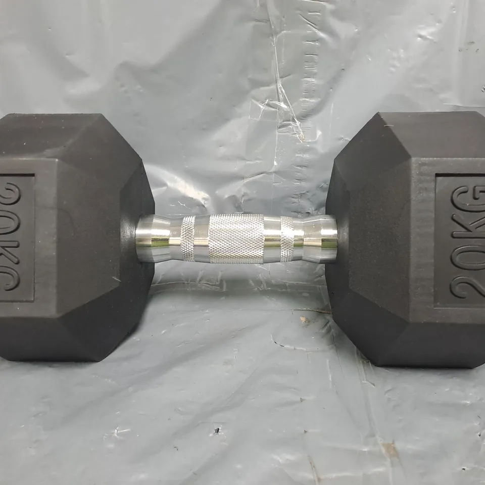 UNBRANDED HEXAGONAL 20KG DUMBBELL