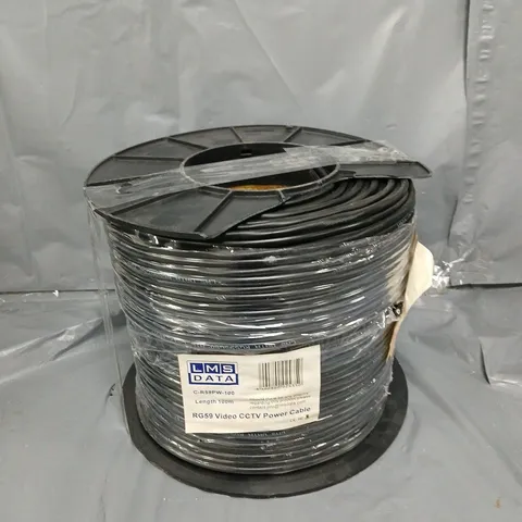 LMS DATA 100M RG59 VIDEO CCTV POWER CABLE - COLLECTION ONLY