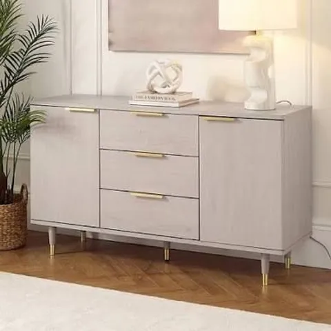 BOXED NEW ENNA SIDEBOARD - GREY OAK