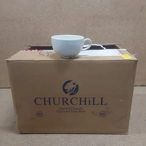 BOXED SET OF 19 CHURCHILL CAPPUCCINO CUPS - 12oz