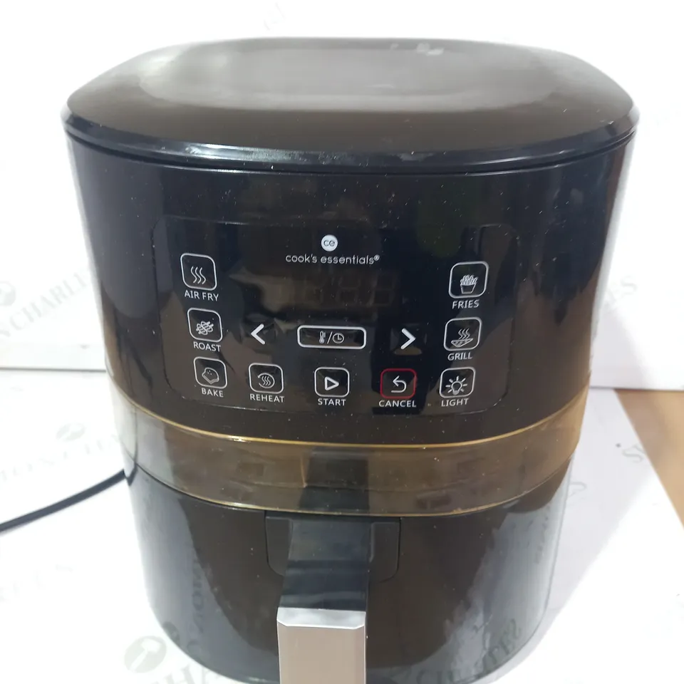 COOK'S ESSENTIALS 4.0L AIR FRYER - BLACK