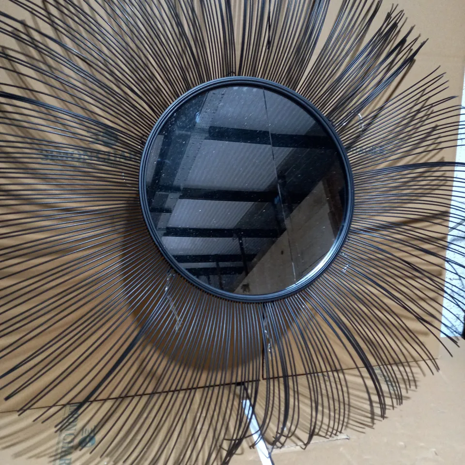 K BY KELLY HOPPEN WALL MIRROR GOLD - COLLECTION ONLY