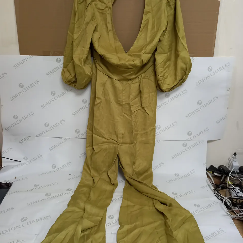 NOBODYS CHILD LENZING MELITA JUMPSUIT IN GREEN - UK 12