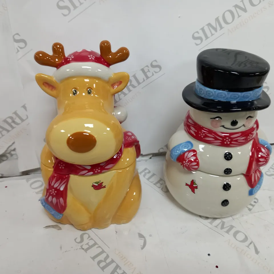 BOXED TEMP-TATIONS 180Z CHRISTMAS REINDEER AND SNOWMAN