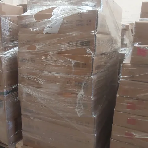 PALLET CONTAINING A VERY LARGE QUANTITY OF ASSORTED DESIGNER FURNITURE PARTS INCLUDING: KITCHEN CUPBOARD PARTS ECT