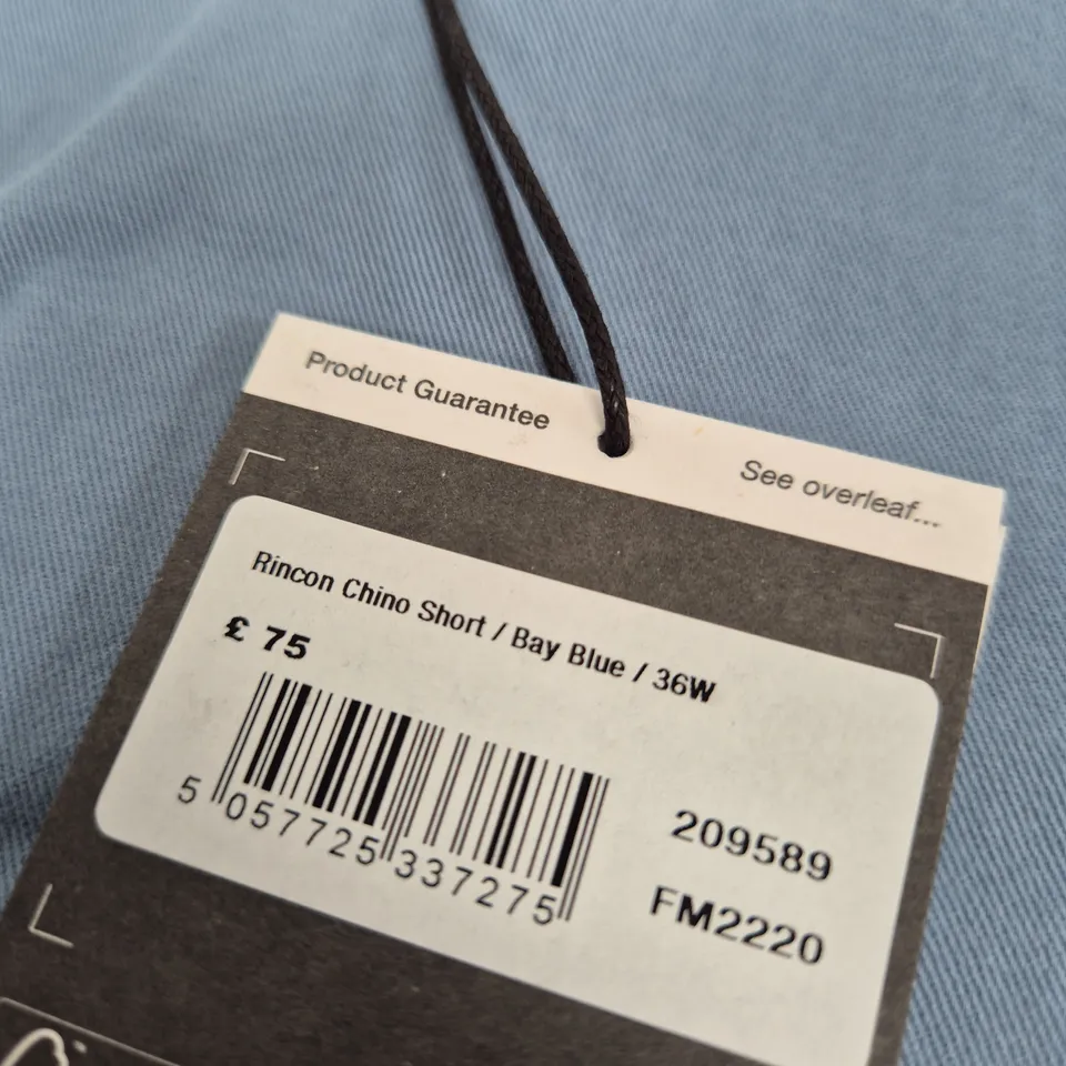 FINISTERRE RINCON CHINO SHORT – BAY BLUE, UK 36 (36W)