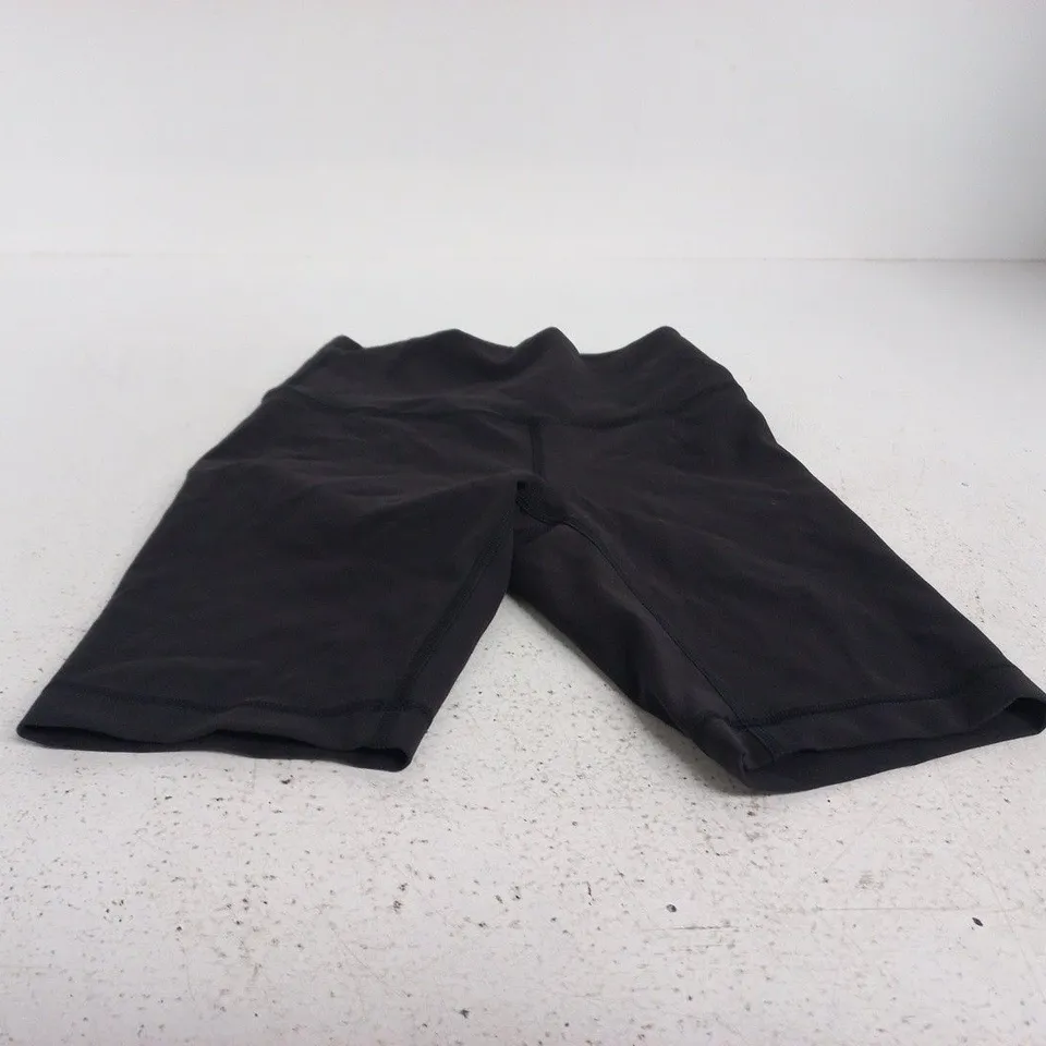 LULULEMON WUNDER TRAIN HR SHORT 8" UK 8 (US 4), BLACK