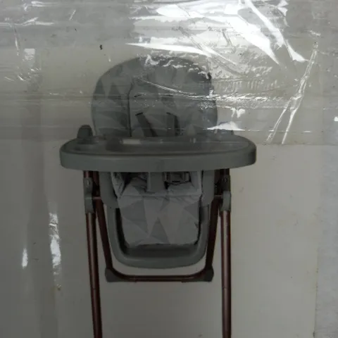 MYBABIIE ROSE GOLD GREY PREMIUM HIGH CHAIR 