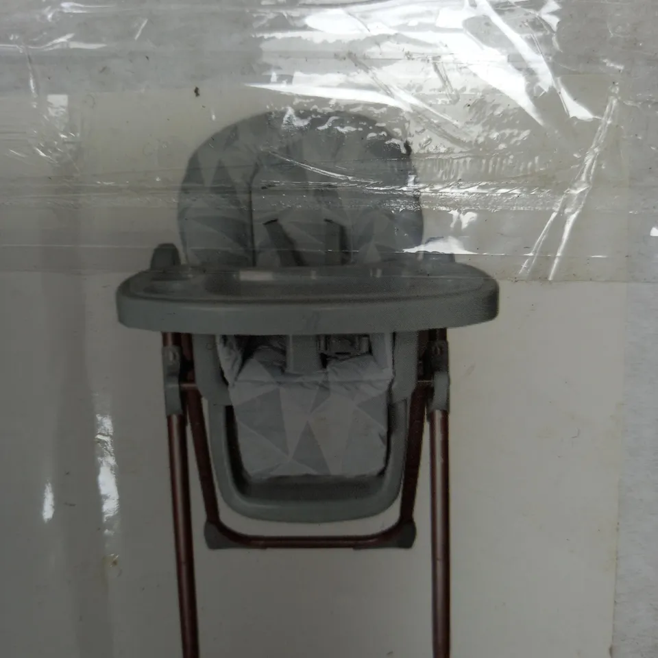 MYBABIIE ROSE GOLD GREY PREMIUM HIGH CHAIR 