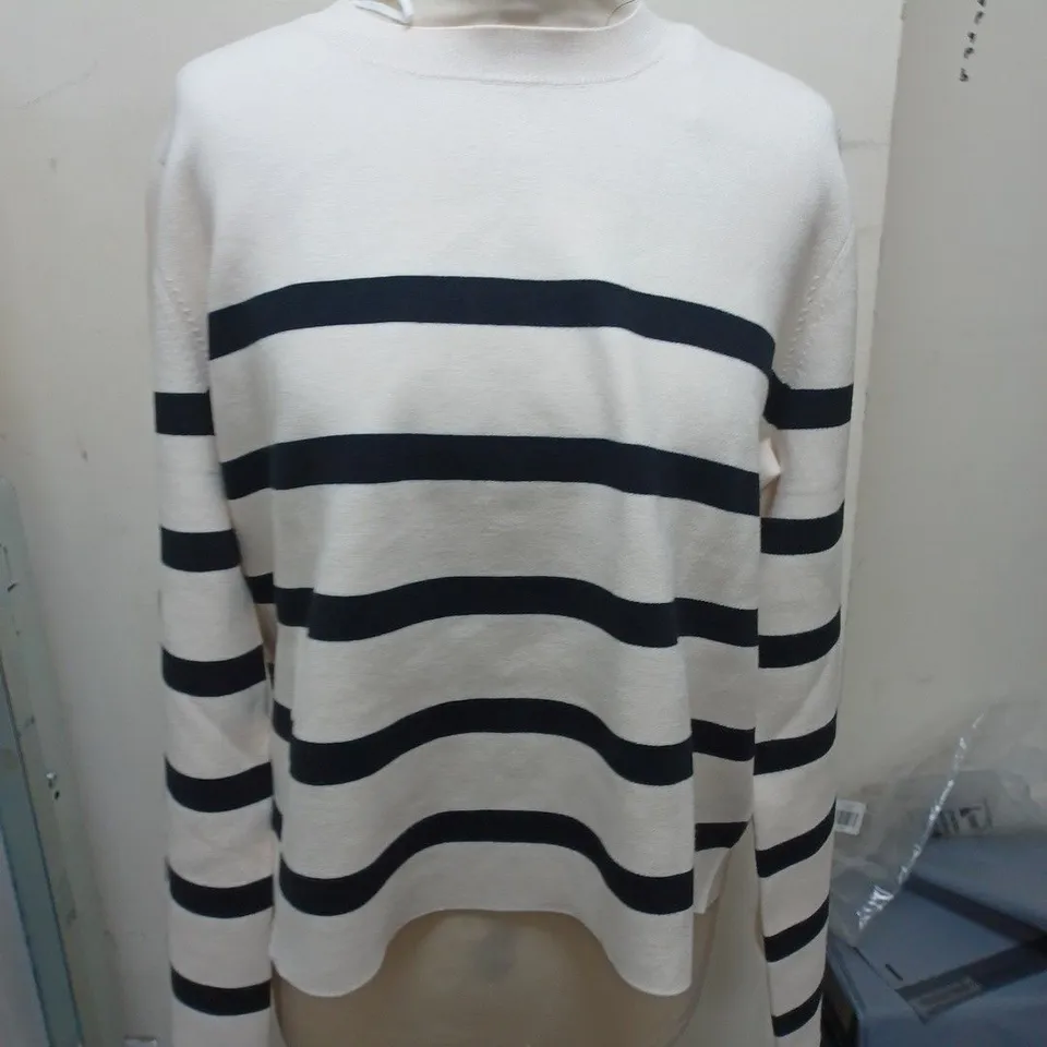 STOCKHOLM ATELIER STRIPED CROPPED TOP - SIZE SMALL