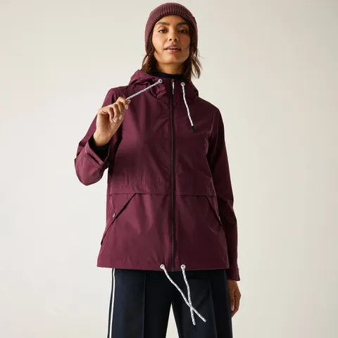 BRAND NEW REGATTA WOMEN'S BAYLETTA II WATERPROOF JACKET IN FIG PURPLE - 24