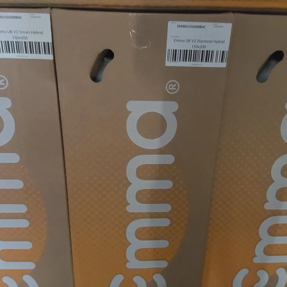 BRAND NEW BOXED EMMA UK V2 DIAMOND HYBRID 150 x 200CM KING SIZE MATTRESS 
