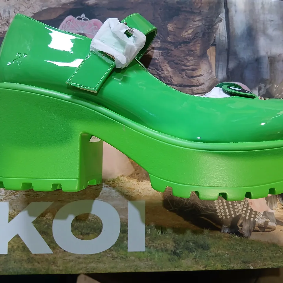 KOI TIRA MARY JANE SHOES 'CHEEKY FROG EDITION' UK3 – GREEN