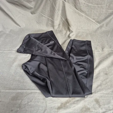 ADIDAS CLIMALITE LEGGINGS IN BLACK SIZE S