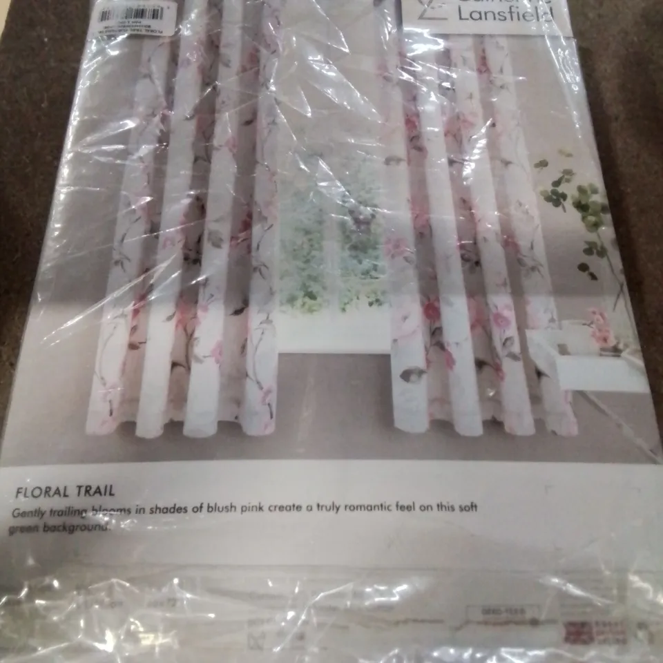CATHERINE LANSFIELD FLORAL TRAIL CURTAINS 6X6X72 INCH 