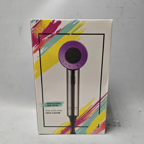 BOXED UNBRANDED PROFESSIONAL HAIR DRYER