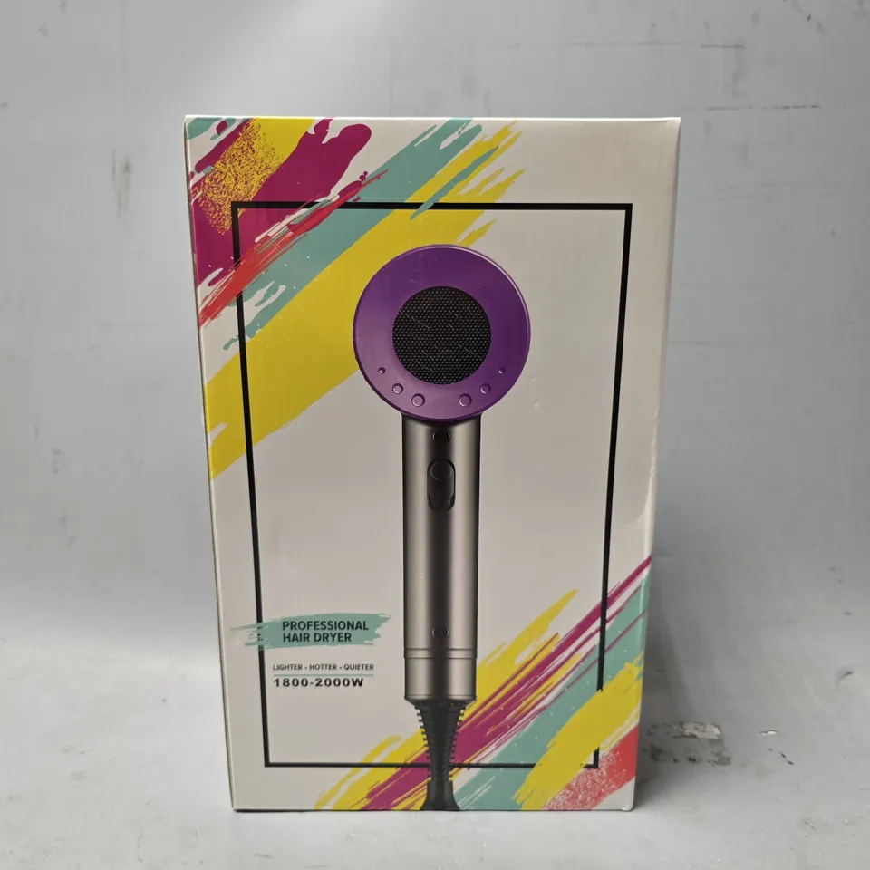 BOXED UNBRANDED PROFESSIONAL HAIR DRYER 