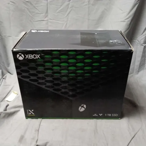 XBOX X SERIES 4K 120FPS 1TD SSD. BOXED WITH POWER SUPPLY, NO CONTROLLER