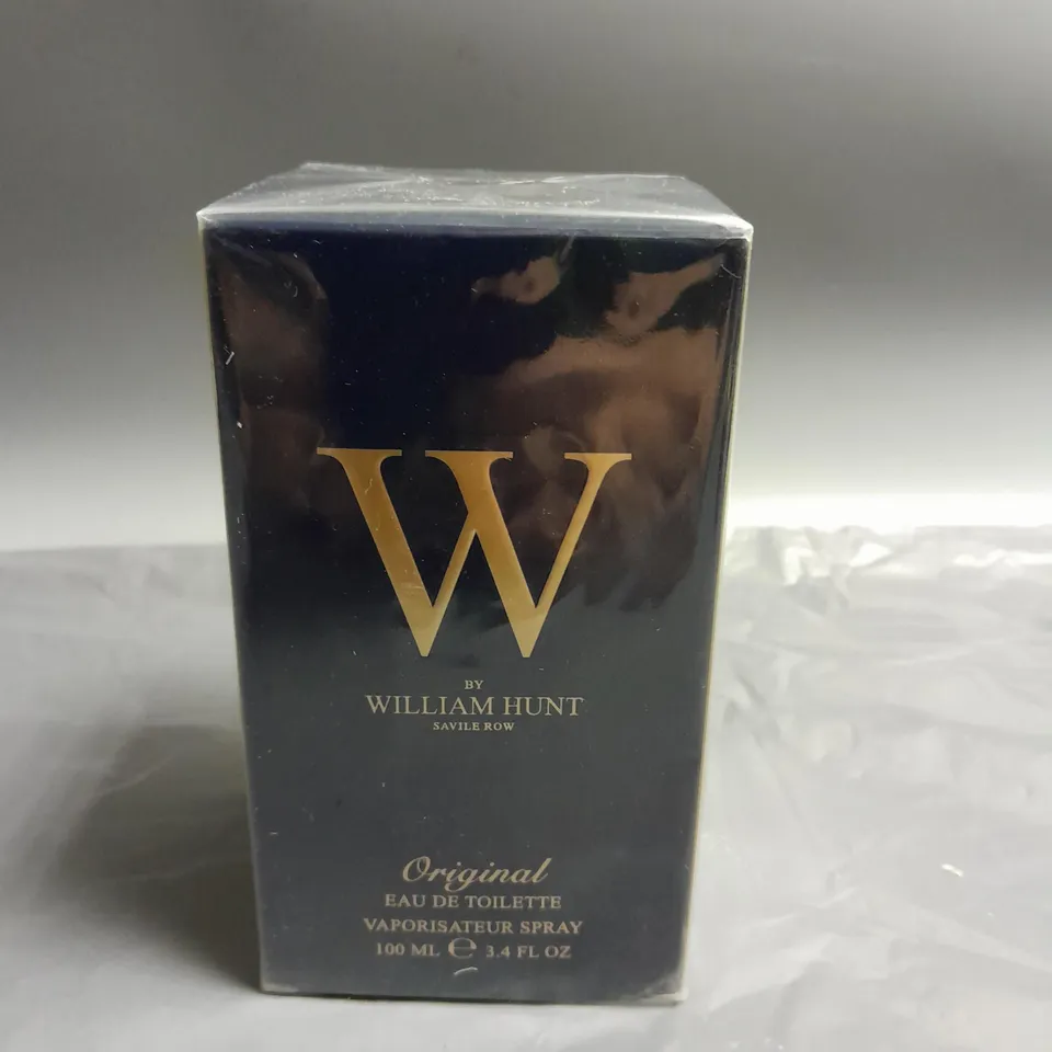 SEALED W BY WILLIAM HUNT SAVILE ROW ORIGINAL EAU DE TOILETTE FOR HIM 100ML
