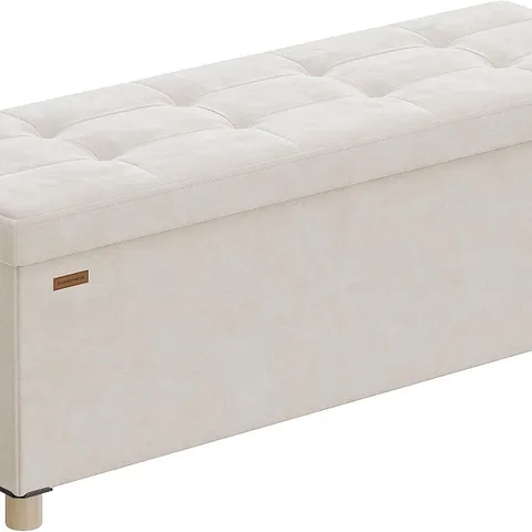 BOXED SONGMICS STORAGE OTTOMAN, 38 x 110 x 40cm