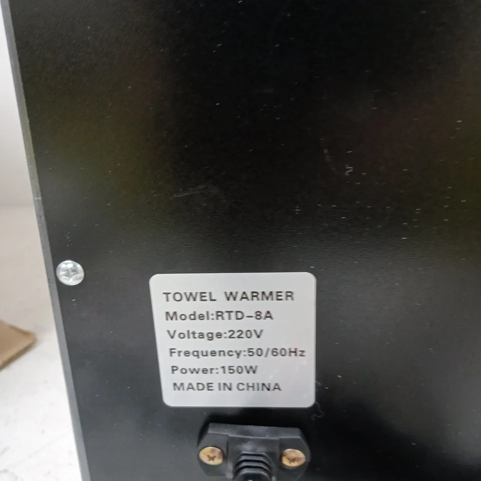 TOWEL WARMER RTD-8A – 220V, 150W, MADE IN CHINA