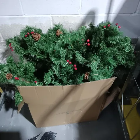 BOXED SHERWOOD CHRISTMAS TREE AND TREE PARTS