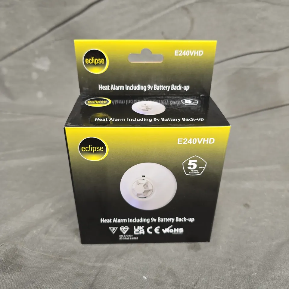 5 BOXED ECLIPSE - E240VHD HEAT ALARMS