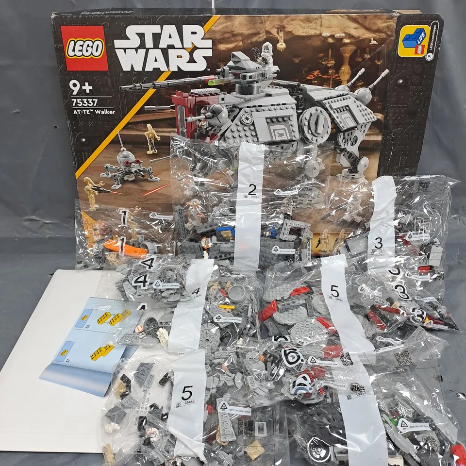 BOXED LEGO STAR WARS 75337 AT-TE WALKER  RRP £124.99