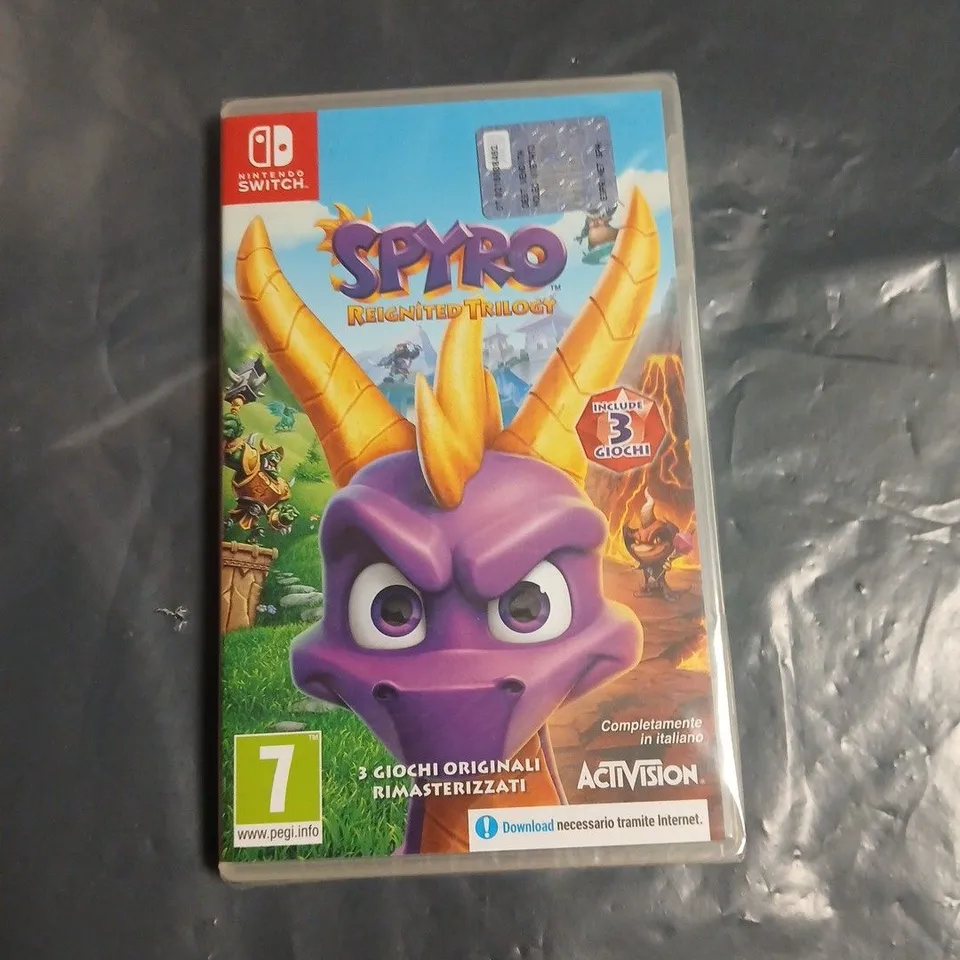 SEALED SPYRO REIGNITED TRILOGY FOR NINTENDO SWITCH