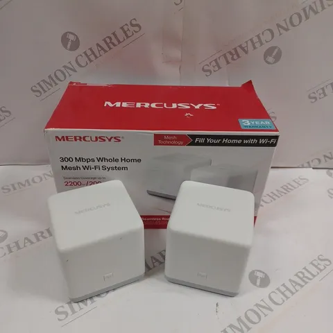 BOXED MERCUSYS 300MPBS WHOLE HOME MESH WIFI SYSTEM 