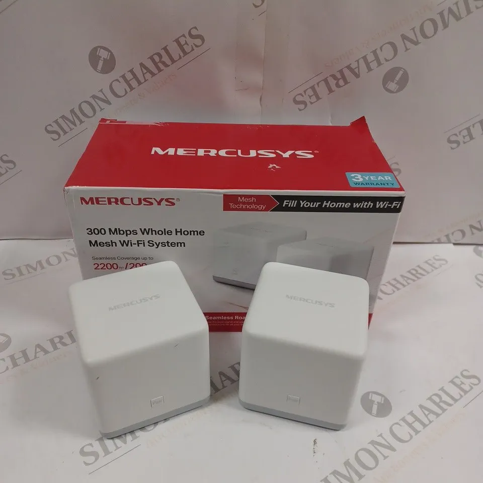 BOXED MERCUSYS 300MPBS WHOLE HOME MESH WIFI SYSTEM 