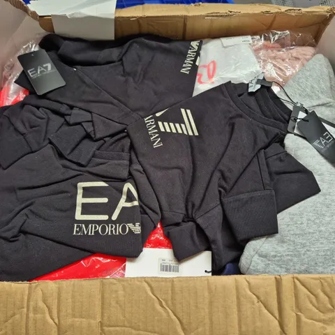 APPROXIMATELY 80 ASSORTED GIRLS CLOTHING ITEMS IN VARIOUS SIZES, STYLES & COLOURS TO INCLUDE BRANDS SUCH AS EMPORIO ARMANI, MARC JACOBS, BILLIE BLUSH, ETC - COLLECTION ONLY