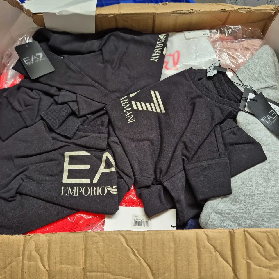 APPROXIMATELY 80 ASSORTED GIRLS CLOTHING ITEMS IN VARIOUS SIZES, STYLES & COLOURS TO INCLUDE BRANDS SUCH AS EMPORIO ARMANI, MARC JACOBS, BILLIE BLUSH, ETC - COLLECTION ONLY