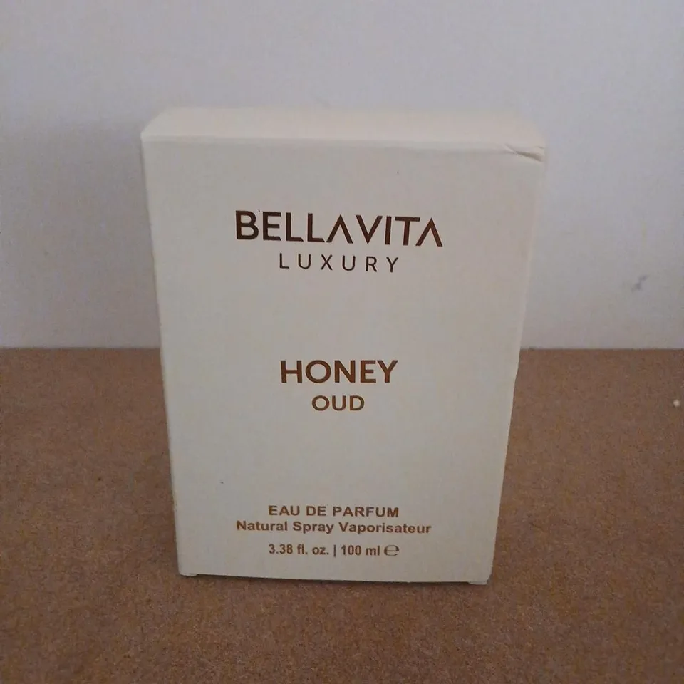 BOXED AND SEALED BELLAVITA LUXURY HONEY OUD EAU DE PARFUM 100ML