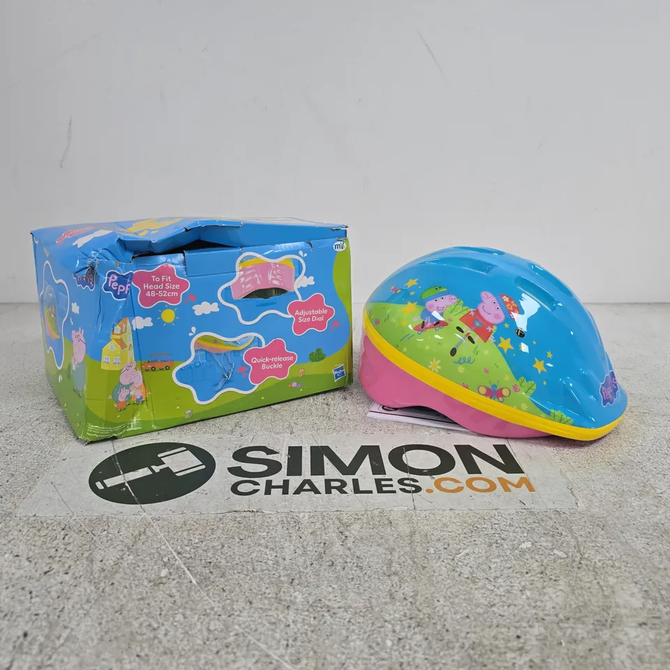 PEPPA PIG CHILDRENS SAFETY HELMET